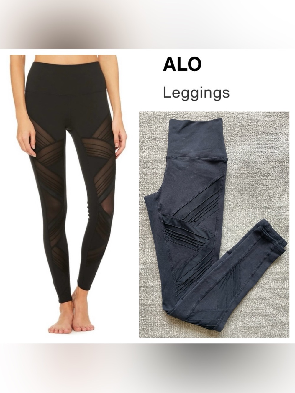 ALO YOGA Women's Black Ultimate High Waist Legging